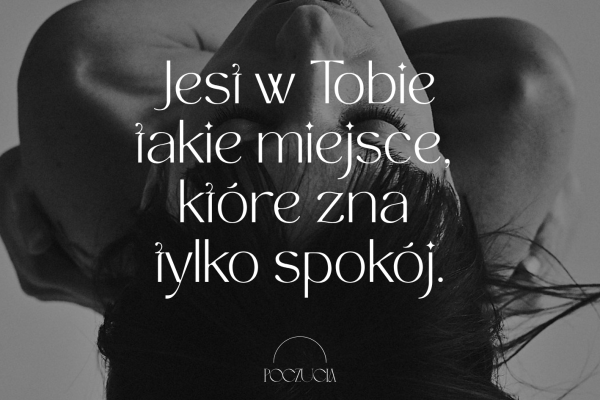 Kiedy ciało przestaje prosić o spokój...